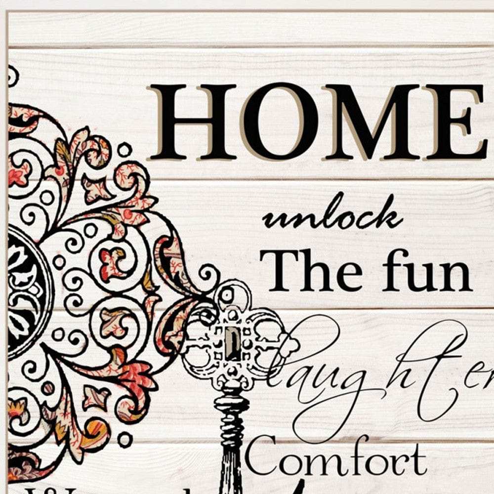 Set Of Two Life or Home 1 White Framed Print Wall Art - Homeroots - Flyclothing LLC