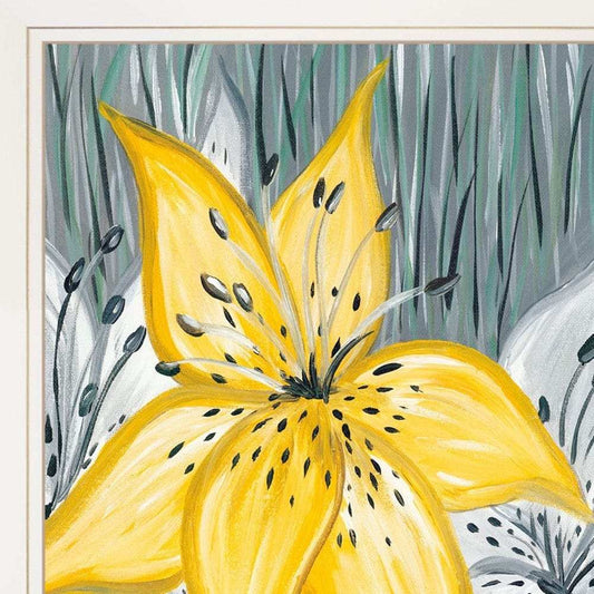 Set Of Two Tiger Lilies 1 White Framed Print Wall Art - Homeroots - Flyclothing LLC