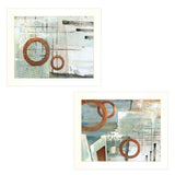 Set Of Two Balance this I and II 1 White Framed Print Wall Art - Homeroots - Flyclothing LLC