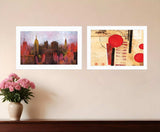 Set Of Two NYC Harmony 1 White Framed Print Wall Art - Homeroots - Flyclothing LLC