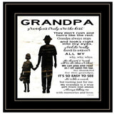 Set Of Two My Grandparents are the Best 1 Black Framed Print Wall Art - Homeroots - Flyclothing LLC