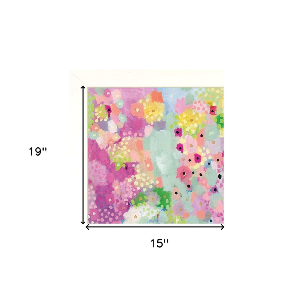 Set Of Two Floral Designs White Framed Print Wall Art - Homeroots - Flyclothing LLC