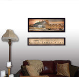 Set Of Two Together Blessed We Have It All 2 Black Framed Print Wall Art - Homeroots - Flyclothing LLC