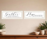 Set Of Two Gather Together 1 White Framed Print Wall Art - Homeroots - Flyclothing LLC