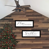 Set Of Two Gather Together 2 Black Framed Print Wall Art - Homeroots - Flyclothing LLC