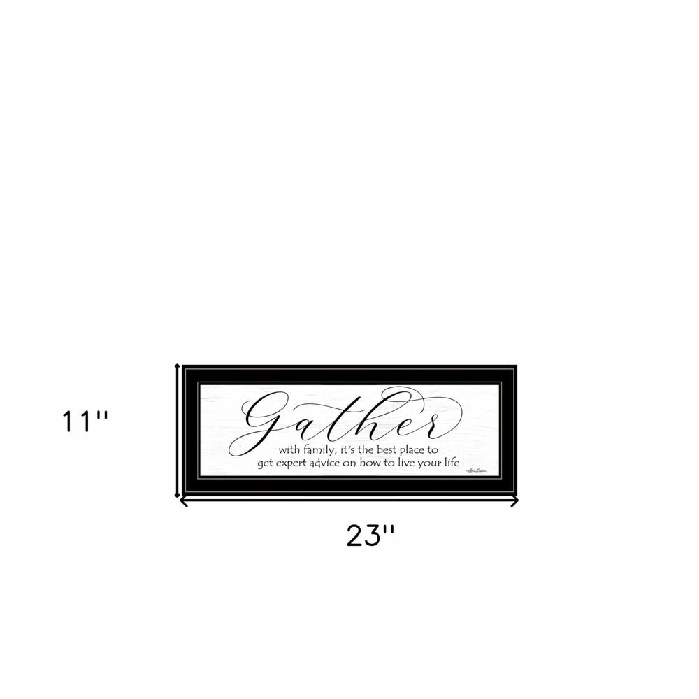 Set Of Two Gather Together 2 Black Framed Print Wall Art - Homeroots - Flyclothing LLC