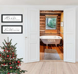 Set Of Two Household Humor 2 Black Framed Print Bathroom Wall Art - Homeroots - Flyclothing LLC