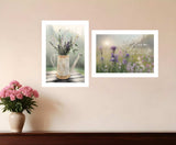 Set Of Two Bloom Where You are Planted 3 White Framed Print Wall Art - Homeroots - Flyclothing LLC
