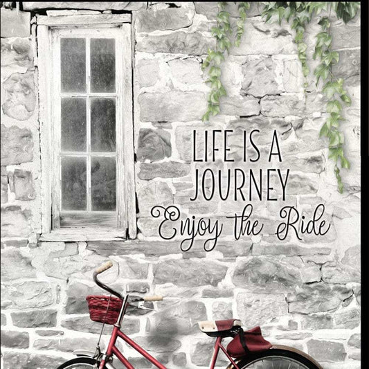 Set Of Two Romantic Bicycles 2 Black Framed Print Wall Art - Homeroots - Flyclothing LLC