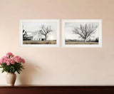 Set Of Two Ohio Fields I 1 White Framed Print Wall Art - Homeroots - Flyclothing LLC