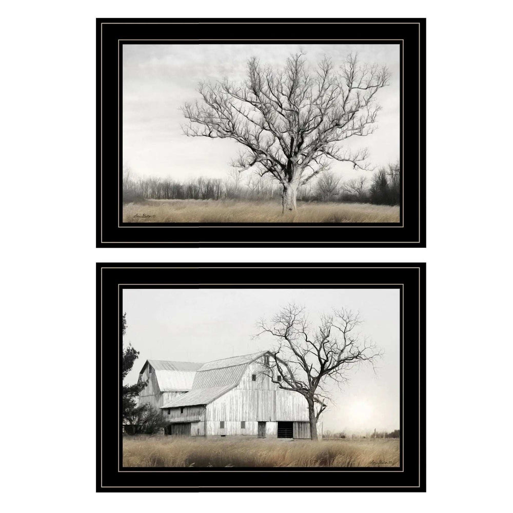 Set Of Two Ohio Fields I 2 Black Framed Print Wall Art - Homeroots - Flyclothing LLC
