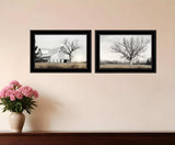 Set Of Two Ohio Fields I 2 Black Framed Print Wall Art - Homeroots - Flyclothing LLC