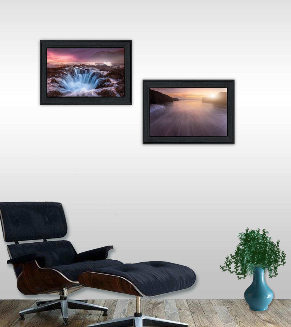 Set Of Two Future Genesis 2 Black Framed Print Wall Art - Homeroots - Flyclothing LLC