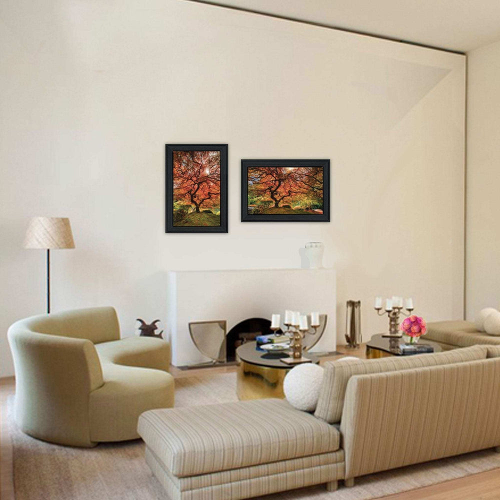 Set Of Two First Colors of Fall II Black Framed Print Wall Art - Homeroots - Flyclothing LLC