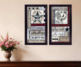Set Of Two Family Wisdom Cherish The Small things Black Framed Print Wall Art - Homeroots - Flyclothing LLC