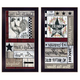 Set Of Two Family Wisdom Cherish The Small things Black Framed Print Wall Art - Homeroots - Flyclothing LLC