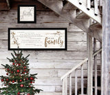 Set Of Two We are Family 1 Black Framed Print Wall Art - Homeroots - Flyclothing LLC