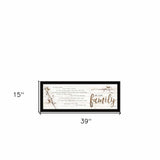 Set Of Two We are Family 1 Black Framed Print Wall Art - Homeroots - Flyclothing LLC