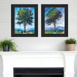 Set Of Two Catching Light as Time Passes 1 Black Framed Print Wall Art - Homeroots - Flyclothing LLC