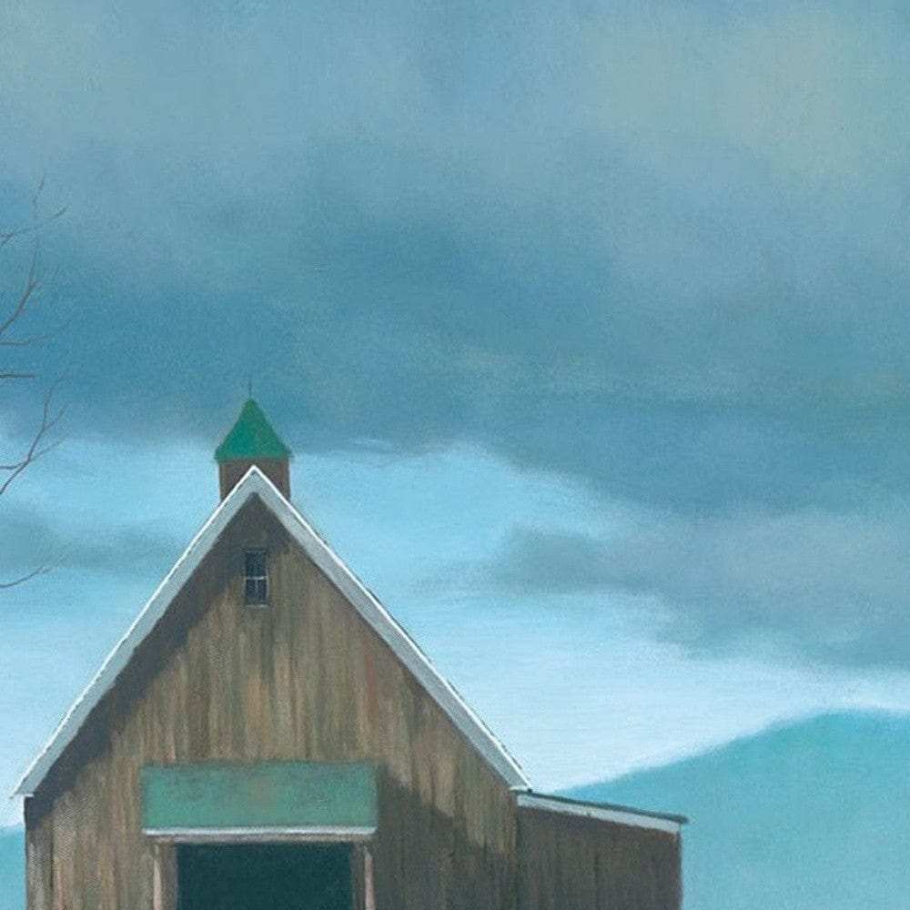 Set Of Two Two Barnscapes 1 White Framed Print Wall Art - Homeroots - Flyclothing LLC