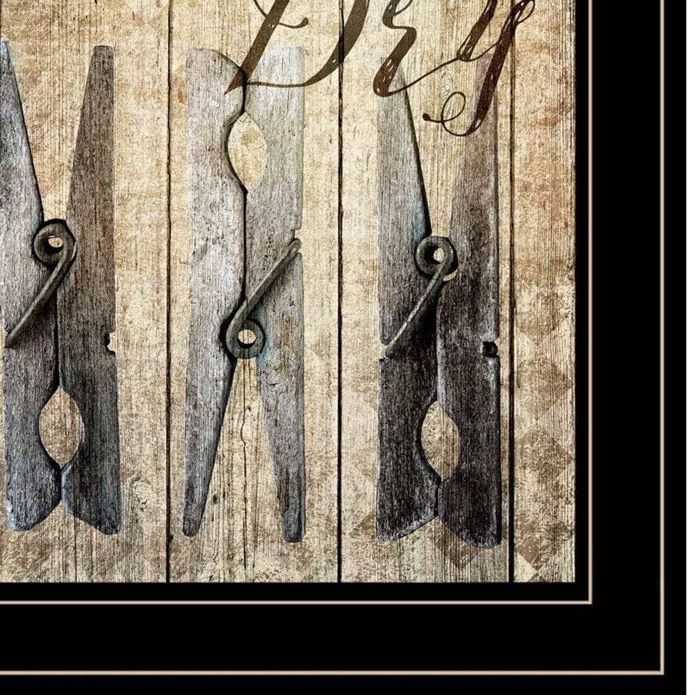 Set Of Three Wash 2 Black Framed Print Bathroom Wall Art - Homeroots - Flyclothing LLC