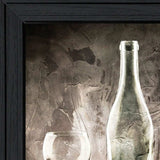 Set Of Two Moody Gray Glassware Still Life 2 Black Framed Print Kitchen Wall Art - Homeroots - Flyclothing LLC