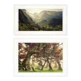 Set Of Two The Land of Hobbits 1 White Framed Print Wall Art - Homeroots - Flyclothing LLC