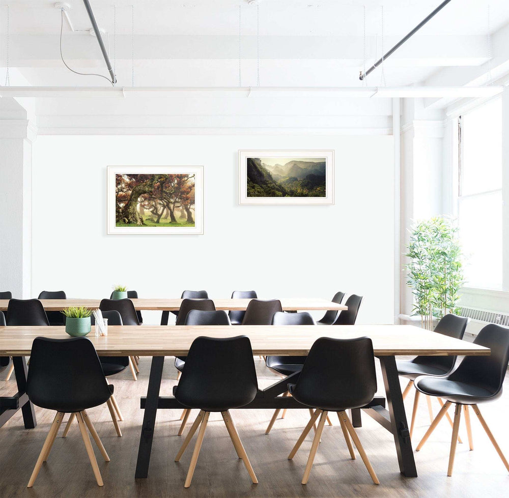 Set Of Two The Land of Hobbits 1 White Framed Print Wall Art - Homeroots - Flyclothing LLC