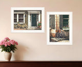 Set Of Two A Picnic Getaway 1 White Framed Print Wall Art - Homeroots - Flyclothing LLC