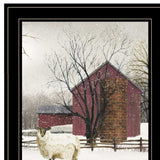 Set Of Two Cold Winter 2 Black Framed Print Wall Art - Homeroots - Flyclothing LLC
