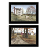 Set Of Two The Road Home 2 Black Framed Print Wall Art - Homeroots - Flyclothing LLC