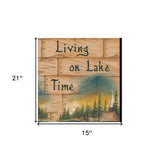Set Of Two Living on the Lake 2 Black Framed Print Wall Art - Homeroots - Flyclothing LLC