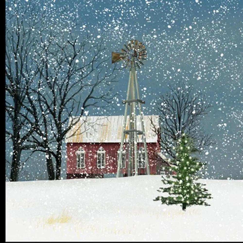 Set Of Two Billy Jacobs Seasonal Autumn or Winter Black Frame Black Framed Print Wall Art - Homeroots - Flyclothing LLC