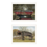 Set Of Two Bridge Collection I 1 White Framed Print Wall Art - Homeroots - Flyclothing LLC