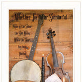 Set Of Two Music or Nevermore 1 White Framed Print Wall Art - Homeroots - Flyclothing LLC
