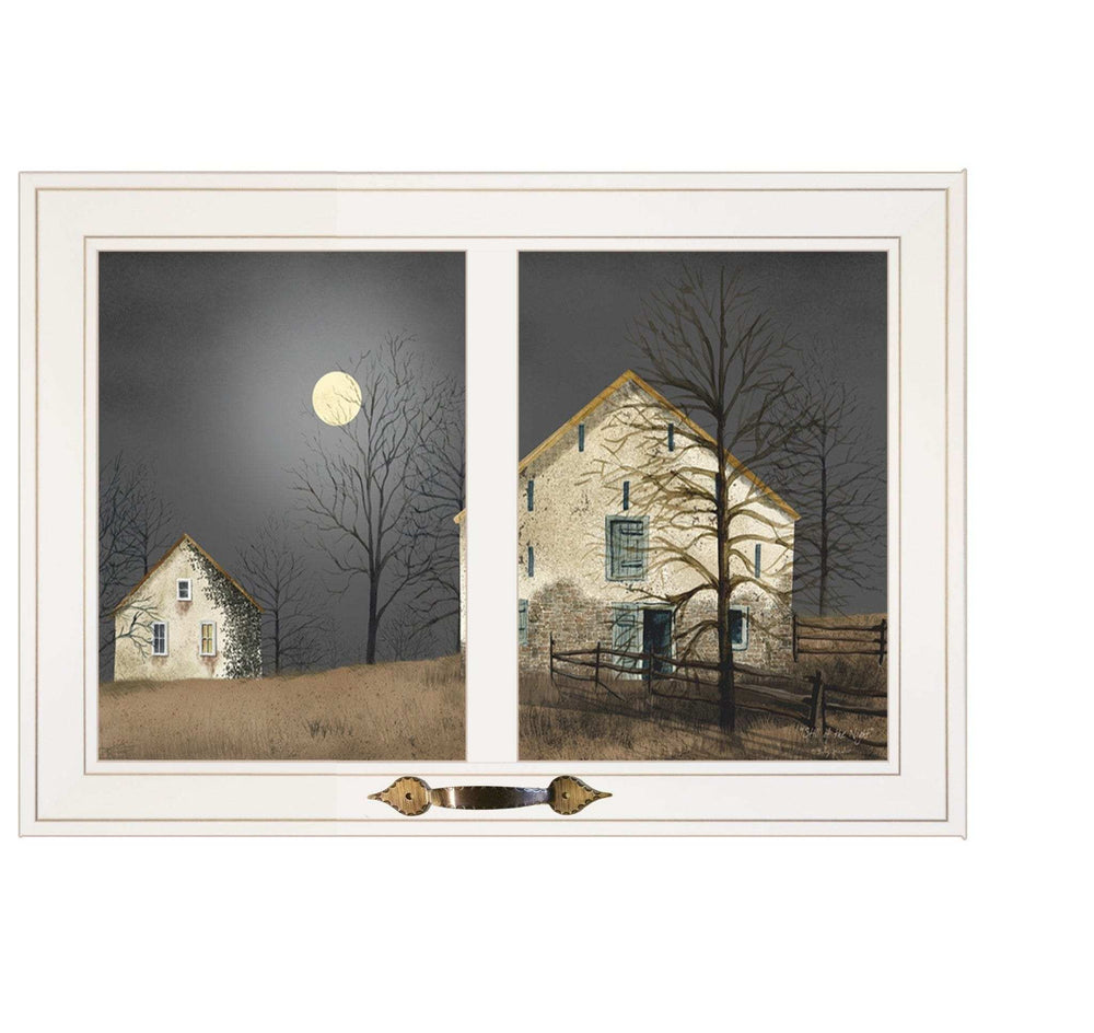 Still of the Night 4 White Framed Print Wall Art - Homeroots - Flyclothing LLC