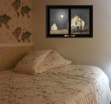 Still of the Night 5 Black Framed Print Wall Art - Homeroots - Flyclothing LLC