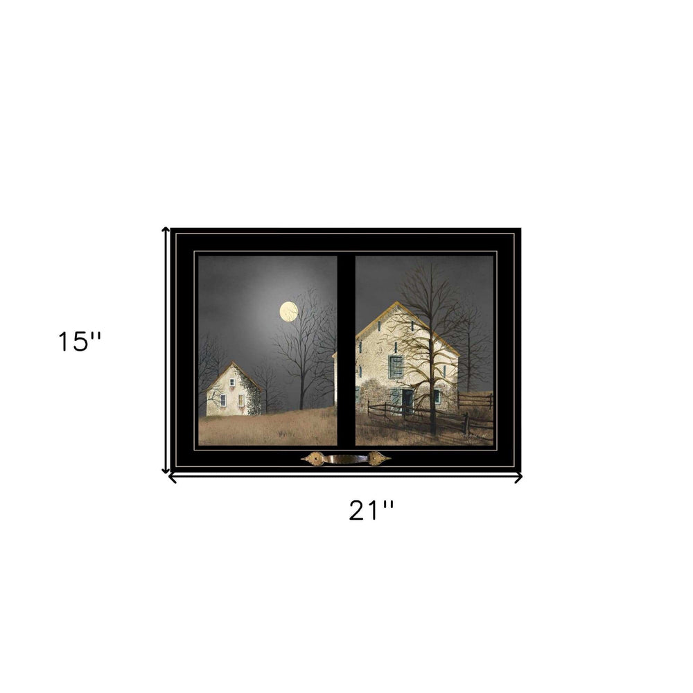 Still of the Night 5 Black Framed Print Wall Art - Homeroots - Flyclothing LLC