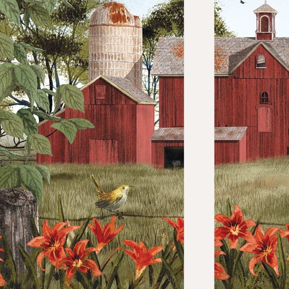 Summer Days Windowpane Style White Framed Print Wall Art - Homeroots - Flyclothing LLC