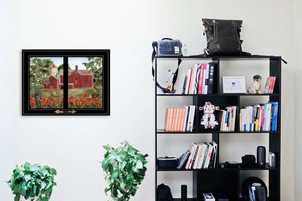 Summer Days 4 Black Framed Print Wall Art - Homeroots - Flyclothing LLC