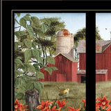 Summer Days 4 Black Framed Print Wall Art - Homeroots - Flyclothing LLC