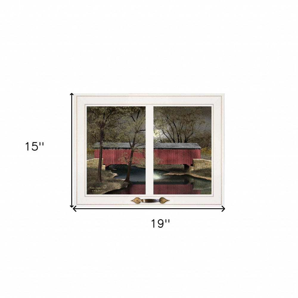 Warm Summers Eve 4 White Framed Print Wall Art - Homeroots - Flyclothing LLC