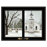 I Heard the Bells on Christmas Day 2 Black Framed Print Wall Art - Homeroots - Flyclothing LLC