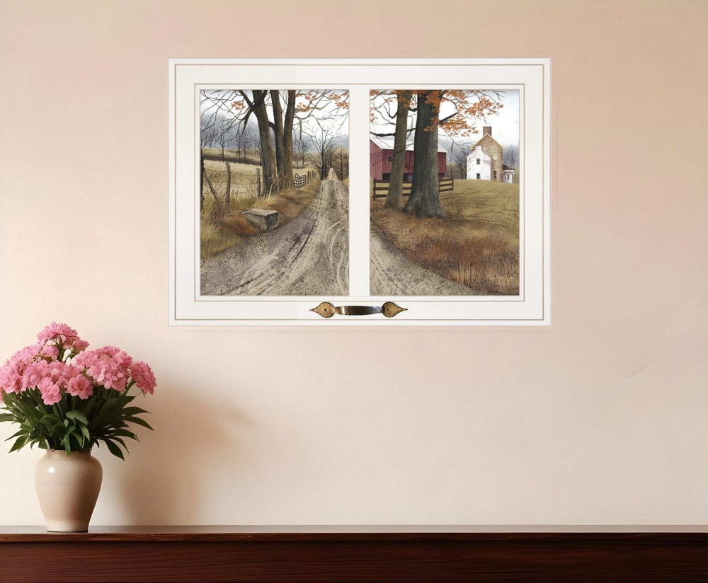 The Road Home 6 White Framed Print Wall Art - Homeroots - Flyclothing LLC