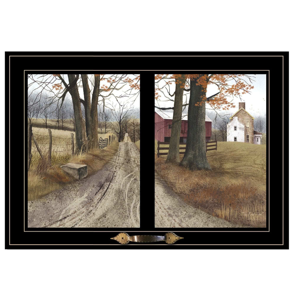 The Road Home 7 Black Framed Print Wall Art - Homeroots - Flyclothing LLC