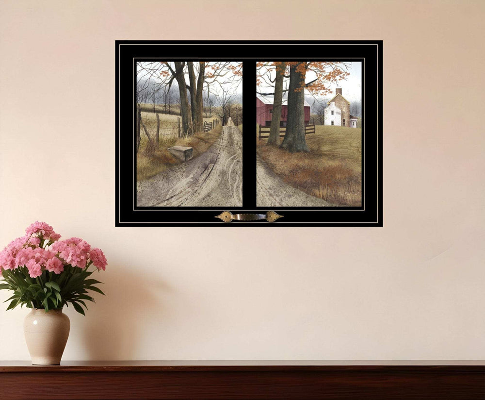 The Road Home 7 Black Framed Print Wall Art - Homeroots - Flyclothing LLC