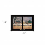 Wool Gathering 3 Black Framed Print Wall Art - Homeroots - Flyclothing LLC