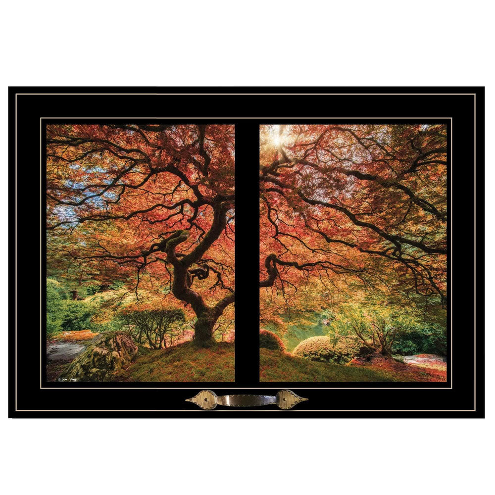First Colors of Fall I 4 Black Framed Print Wall Art - Homeroots - Flyclothing LLC