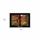 First Colors of Fall I 4 Black Framed Print Wall Art - Homeroots - Flyclothing LLC