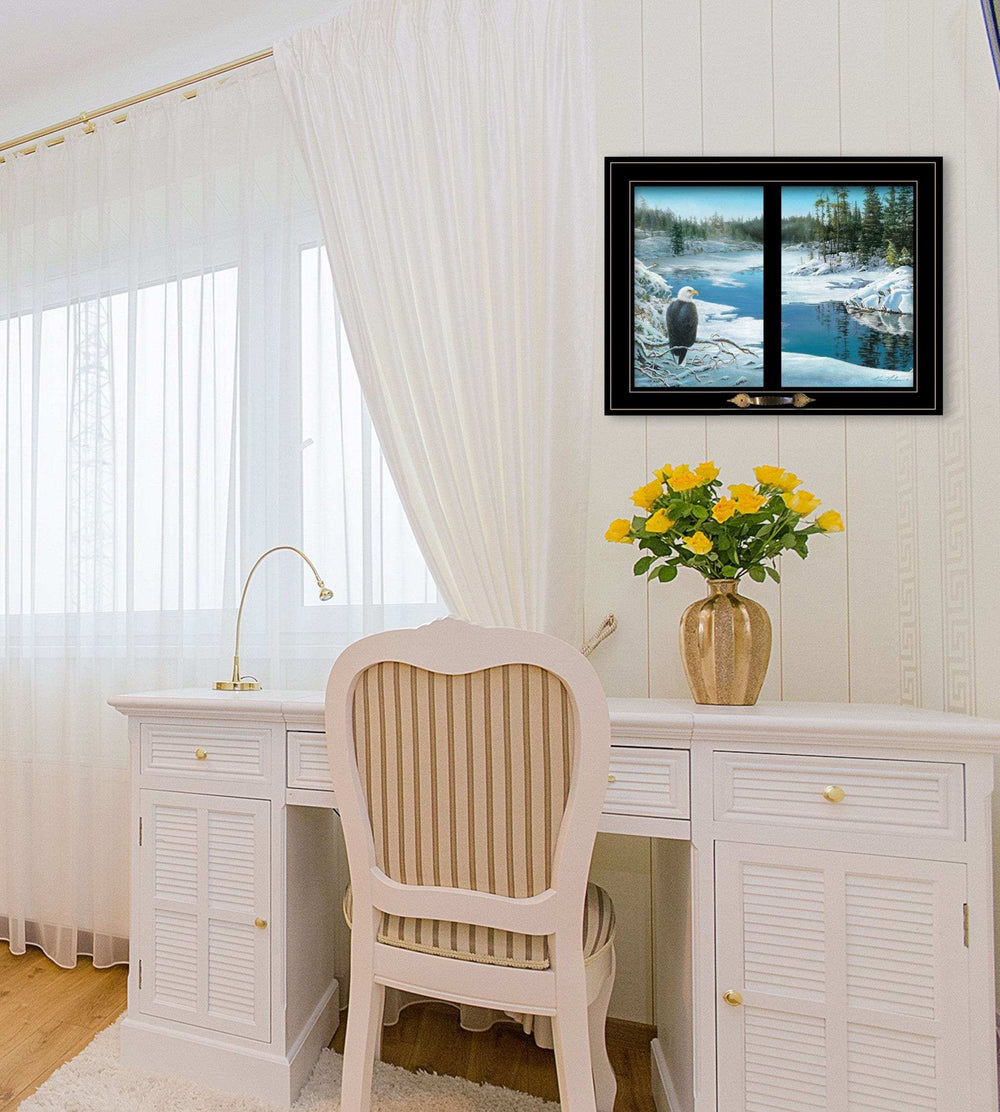 The Lookout 4 Black Framed Print Wall Art - Homeroots - Flyclothing LLC